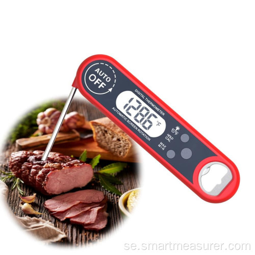 C / F-omkopplare flasköppnare vattentät digital matlagning elektronisk termometer